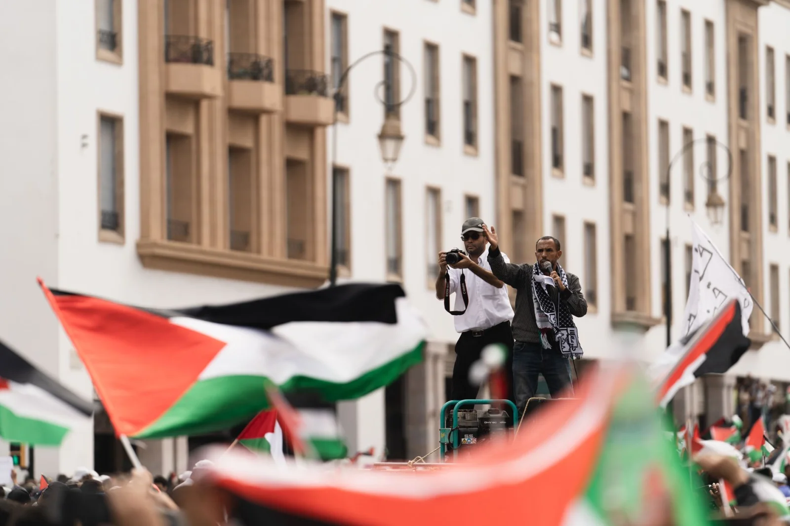 National Team Coach Raises Palestinian Flag Amid Controversy