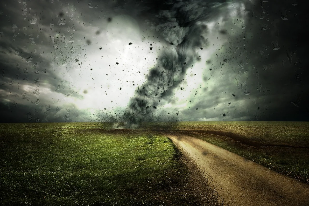 The Terrible Destruction of Super Typhoon 'Bavi' in U.S.-Controlled Areas of the Pacific