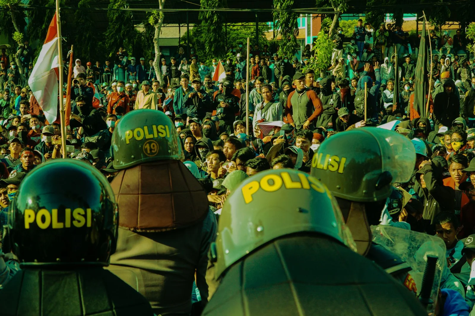 Angry Protests Against Extremism; Police on Standby