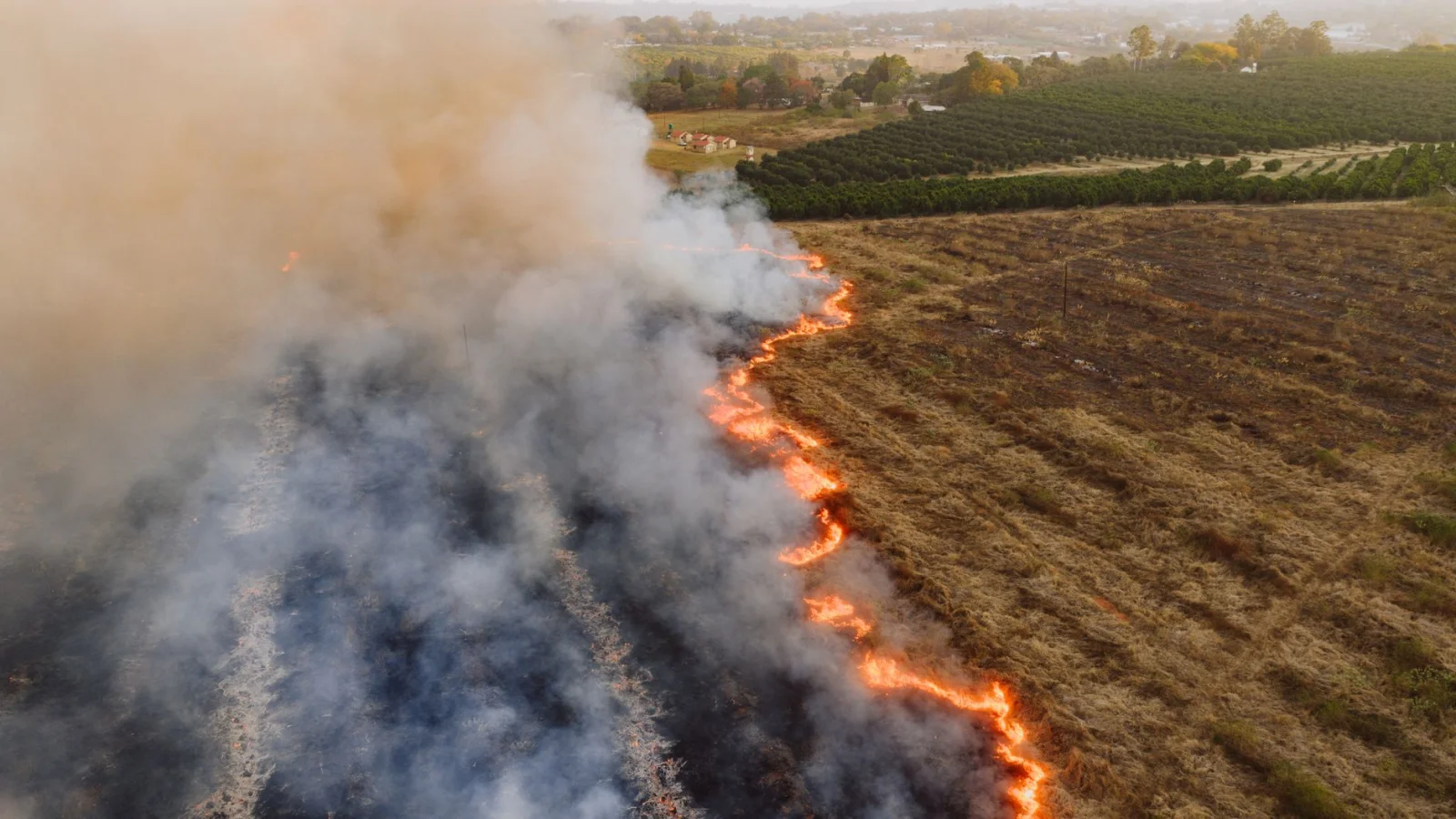 Fire in the Farm: A Car Spinning Around!