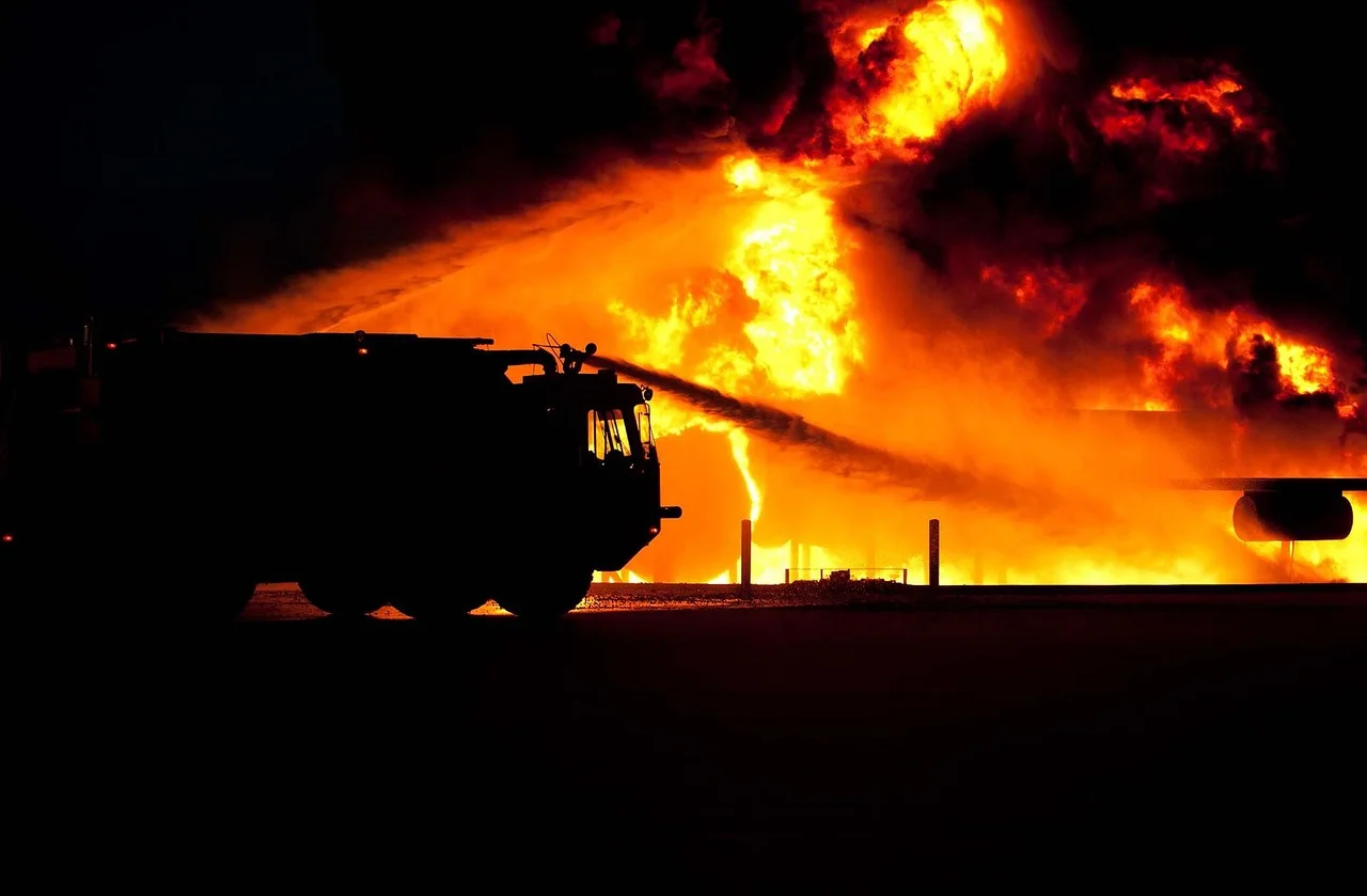 Truck Fire: 23 Tons of Pasta Turned to Ash