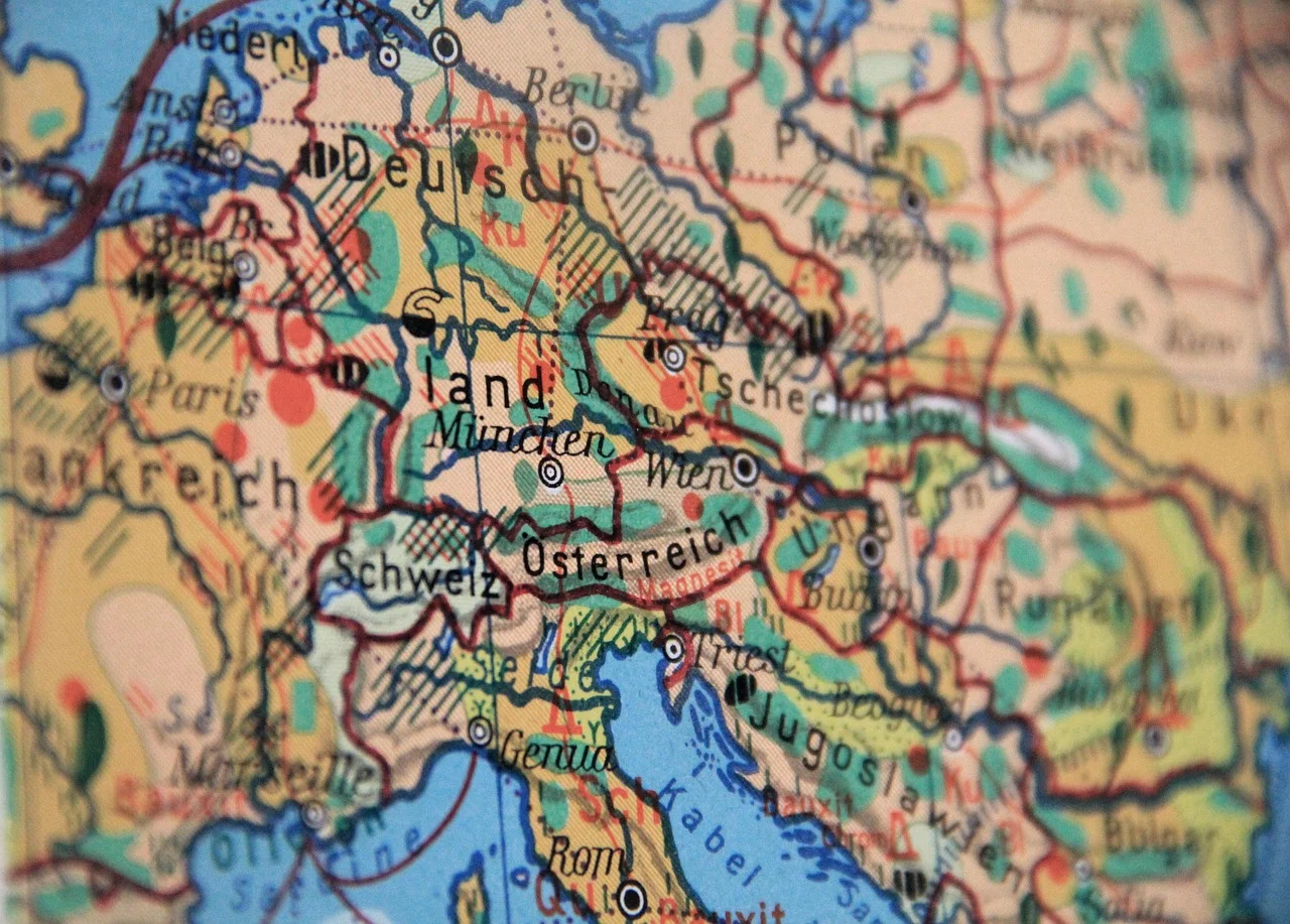 Can you identify the states of Germany?