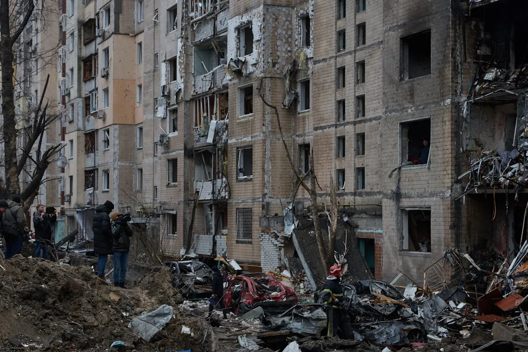 Russia's Ruthless Attack on Kyiv with a Wave of Drones