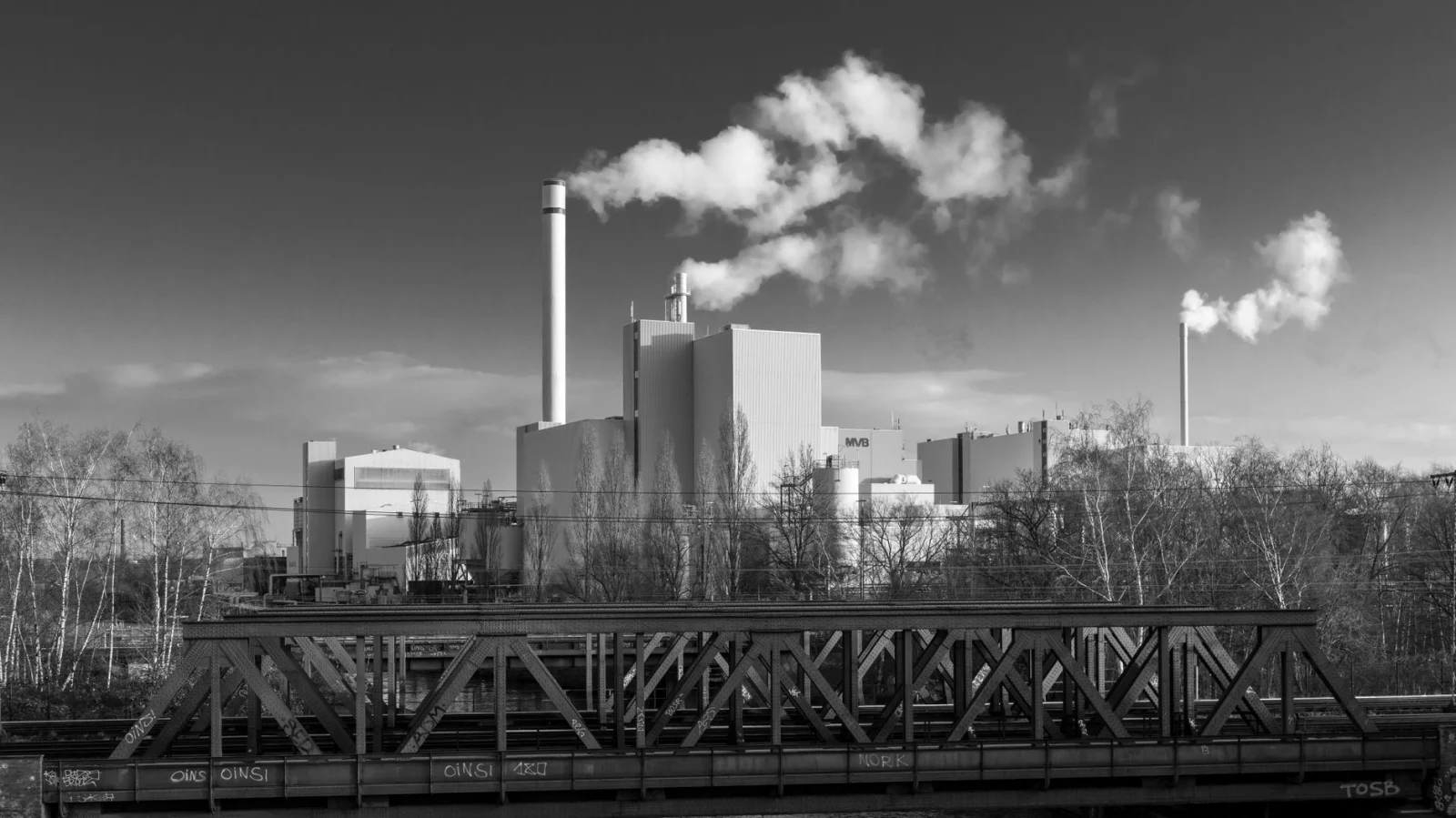 Massive Fire at Biogas Facility: A Machine Hall Burned