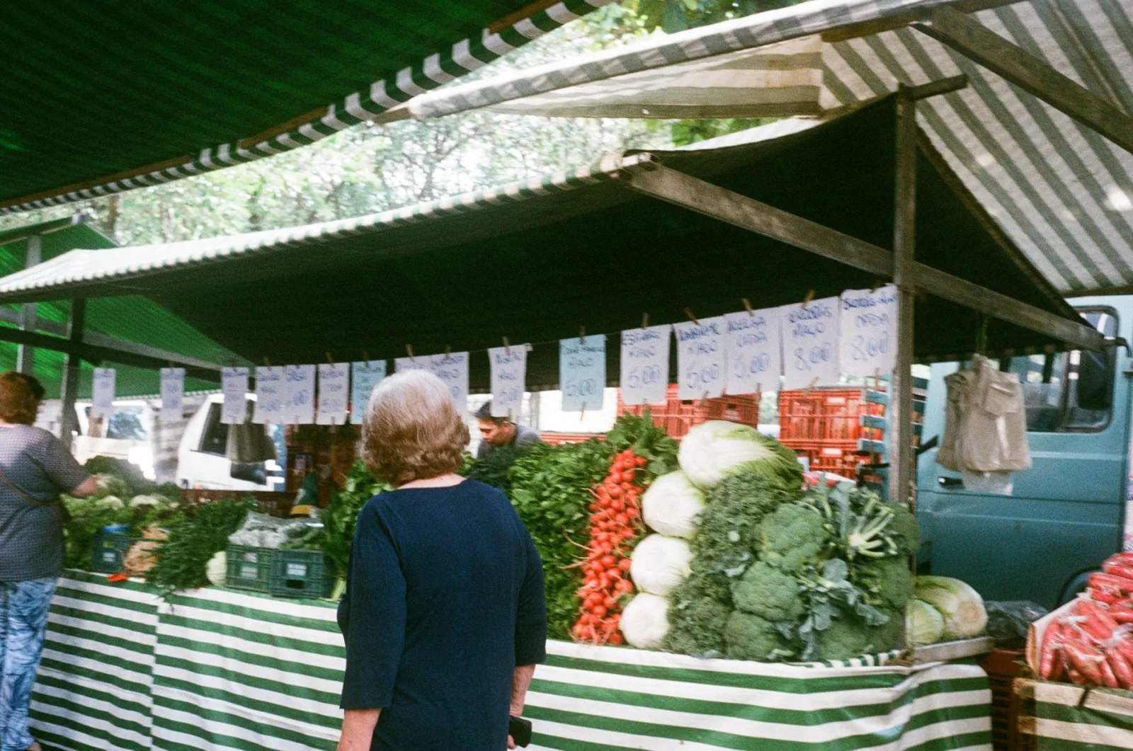 Summer Market in Langres, a Place for Local Products