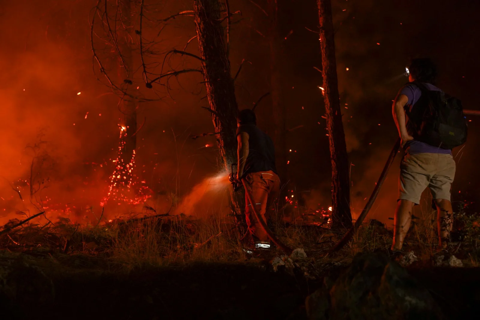 Liberation of Highway A9: Extinguishing the Forest Fires Near Bad Löbenstein